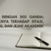Jurnal dengan DOI Ganda: Dampaknya terhadap Sitasi, Indexing, dan Jejak Akademik